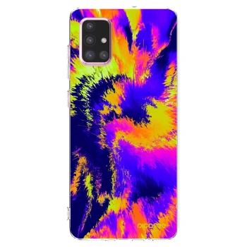 Picasee διαφανής θήκη σιλικόνης Samsung Galaxy A71 A715F - Burn