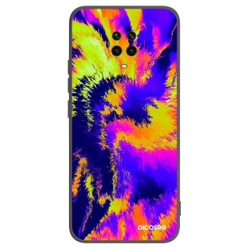 Picasee Μαύρη θήκη σιλικόνης για Xiaomi Redmi Note 9S - Burn