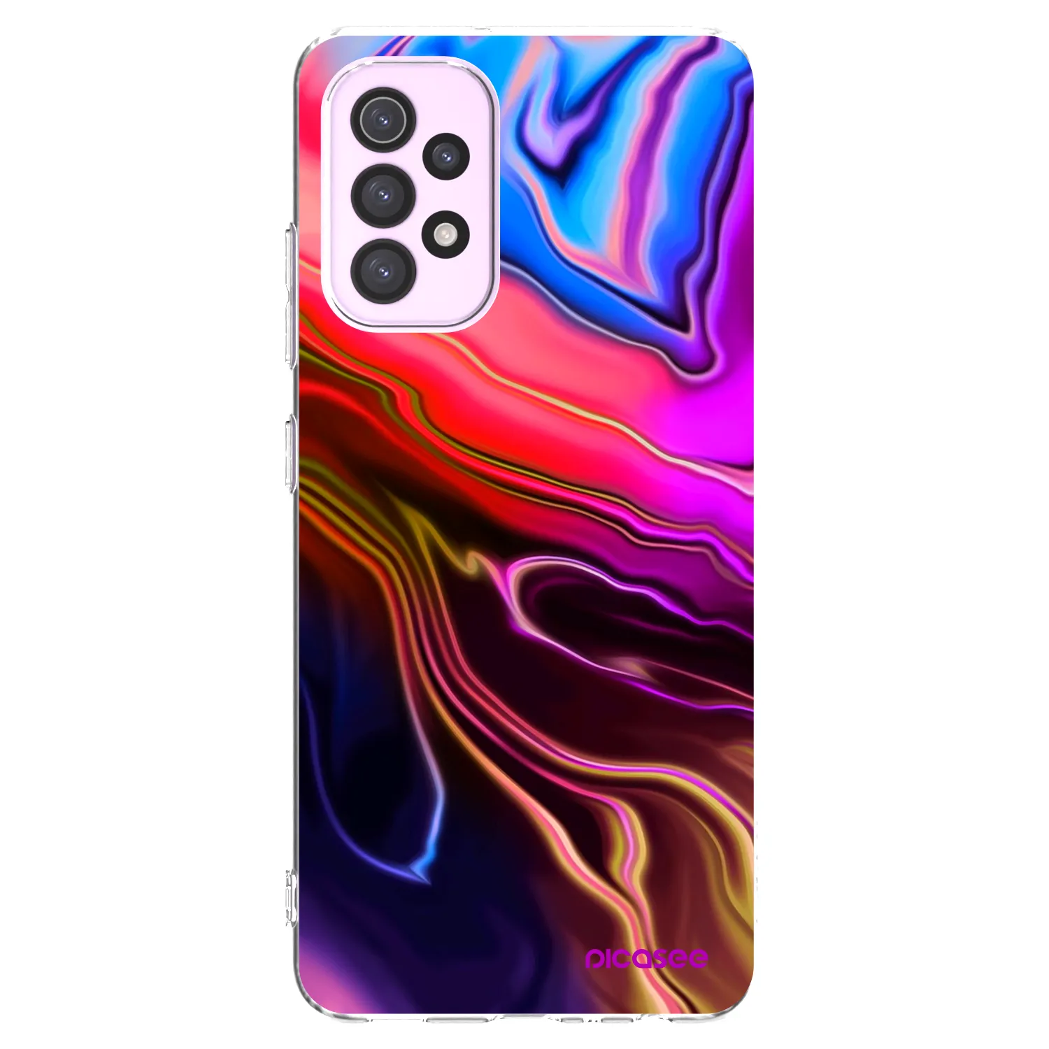 Picasee διαφανής θήκη σιλικόνης Samsung Galaxy A32 5G A326B - Electric