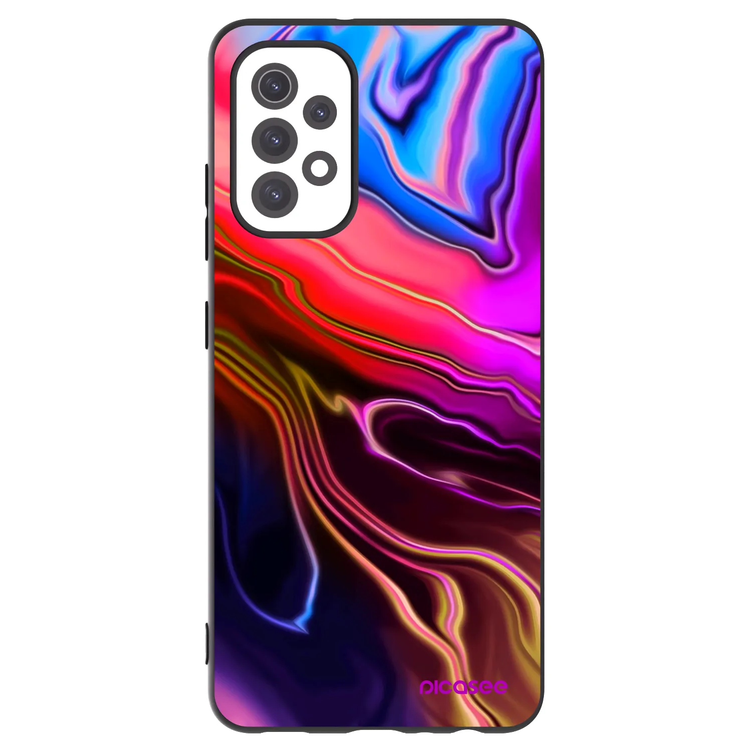 Picasee Μαύρη θήκη σιλικόνης για Samsung Galaxy A32 5G A326B - Electric