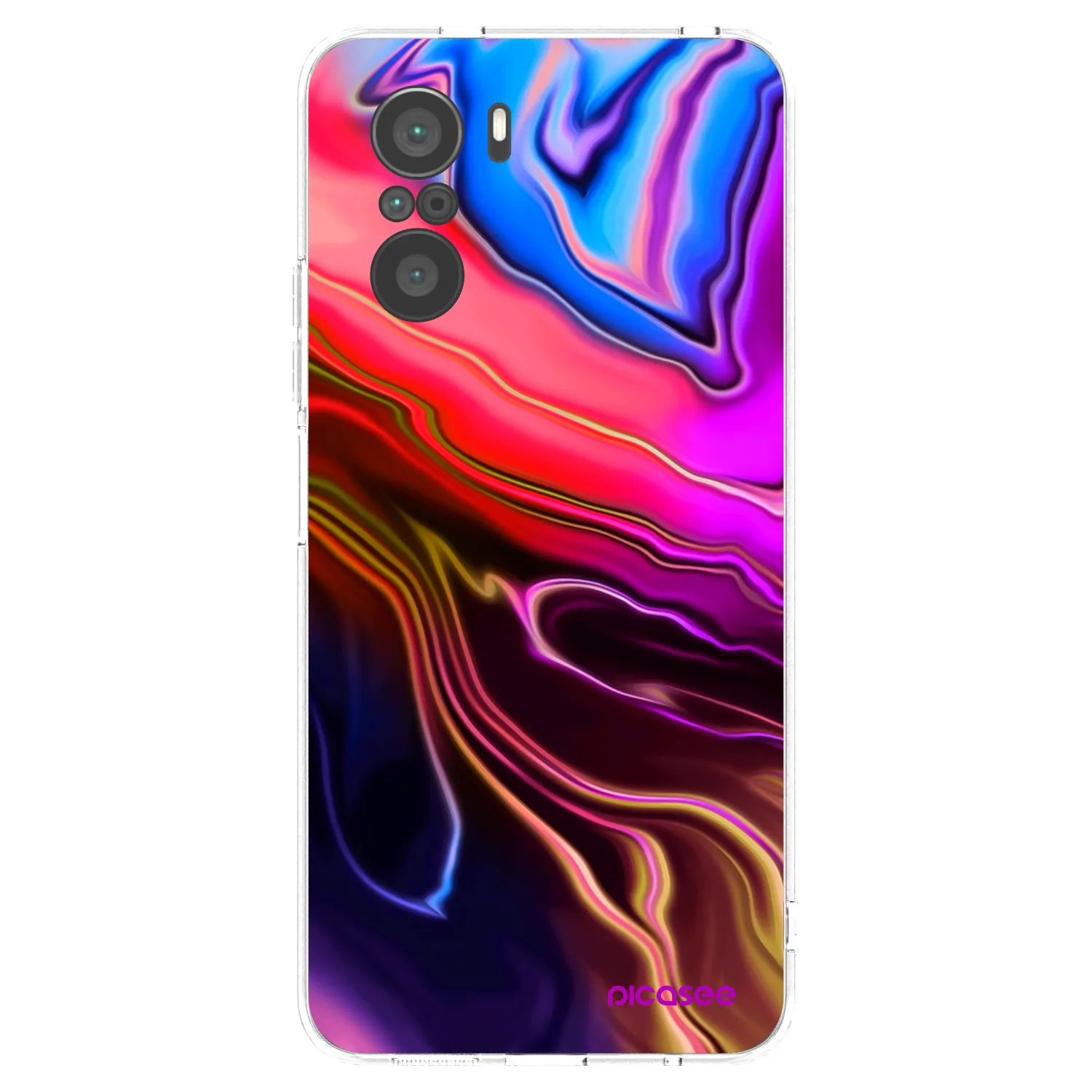 Picasee διαφανής θήκη σιλικόνης Xiaomi Poco F3 - Electric