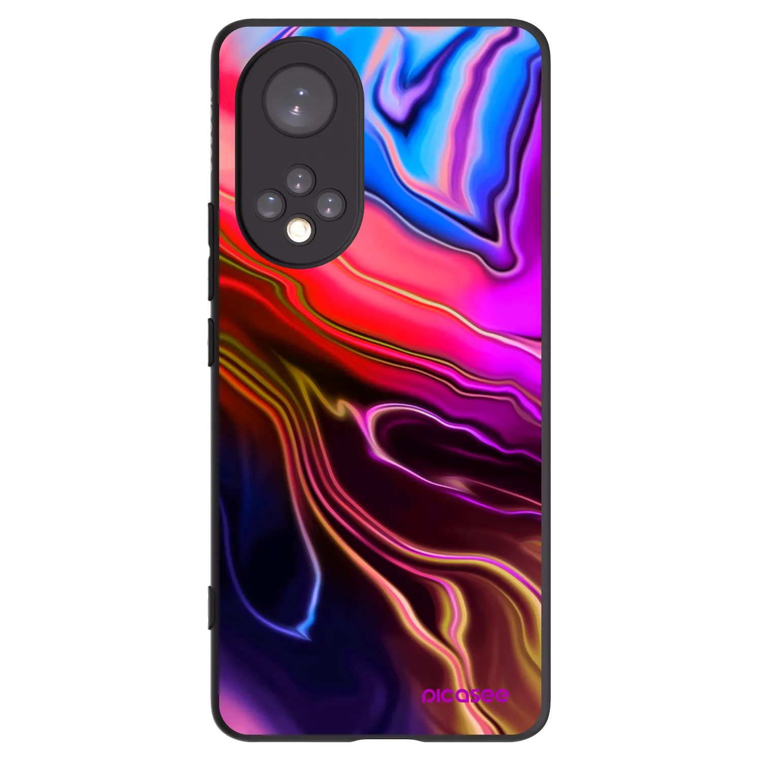 Picasee Μαύρη θήκη σιλικόνης για Huawei Nova 9 - Electric