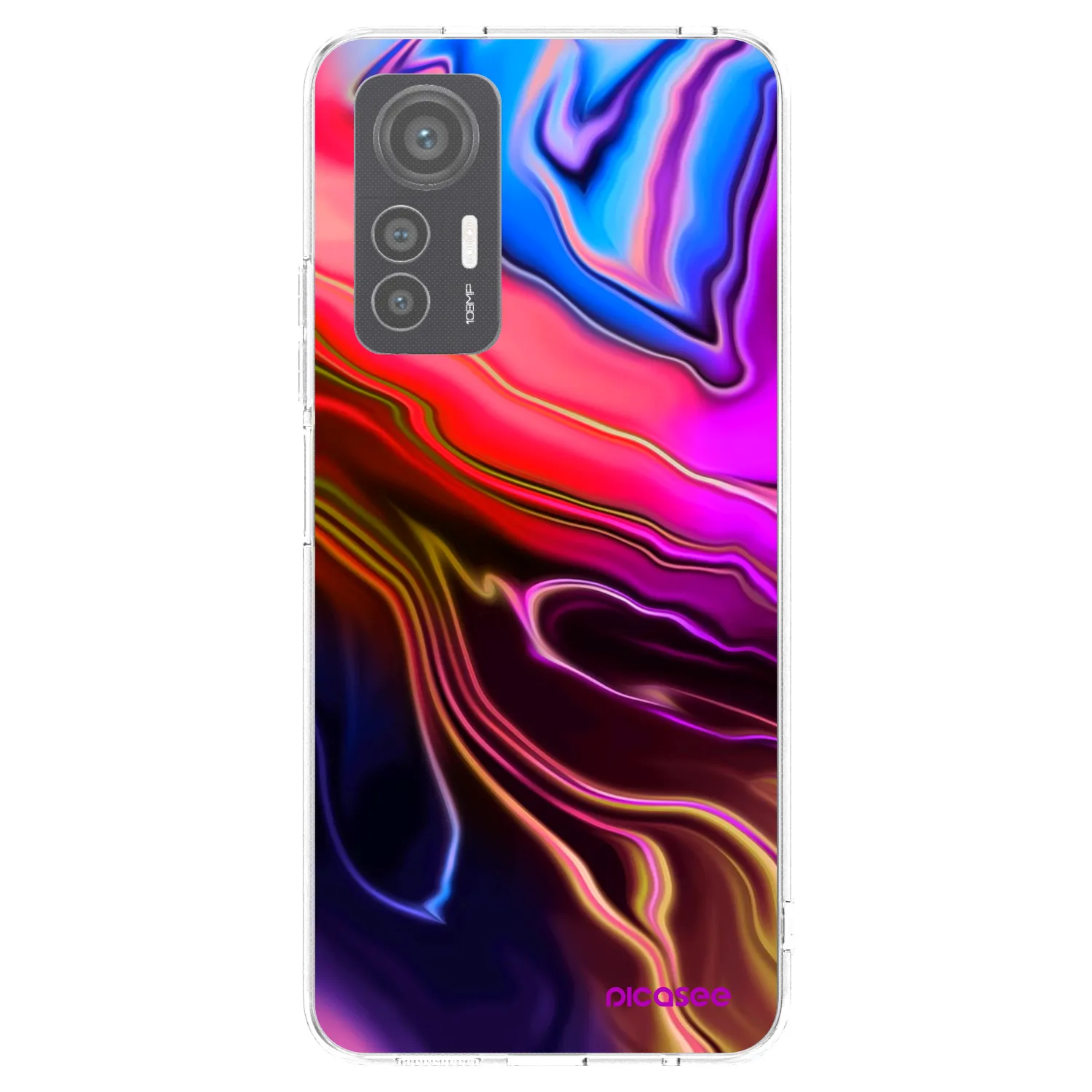 Picasee διαφανής θήκη σιλικόνης Xiaomi 12 Lite - Electric