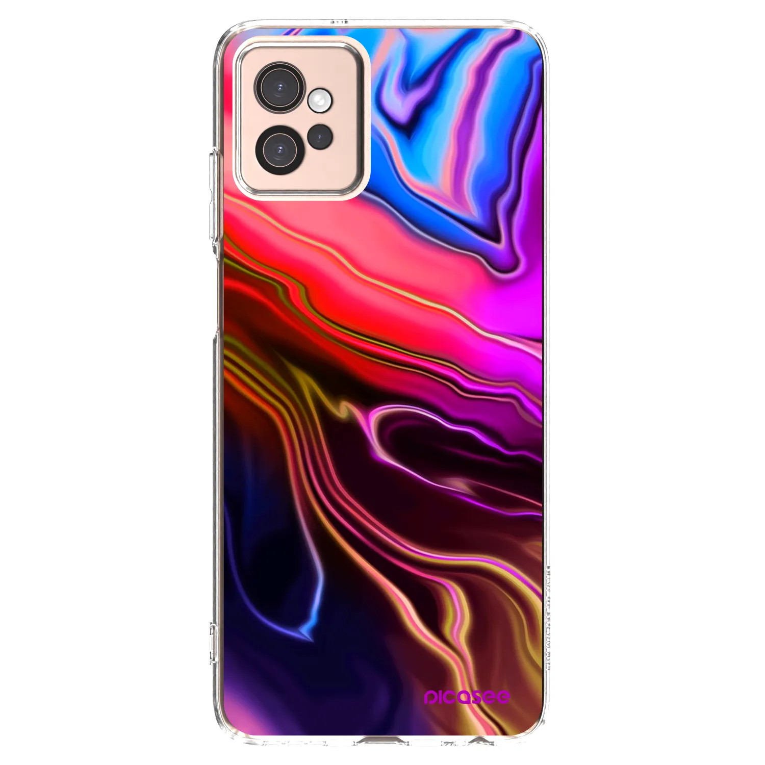 Picasee διαφανής θήκη σιλικόνης Motorola Moto G32 - Electric