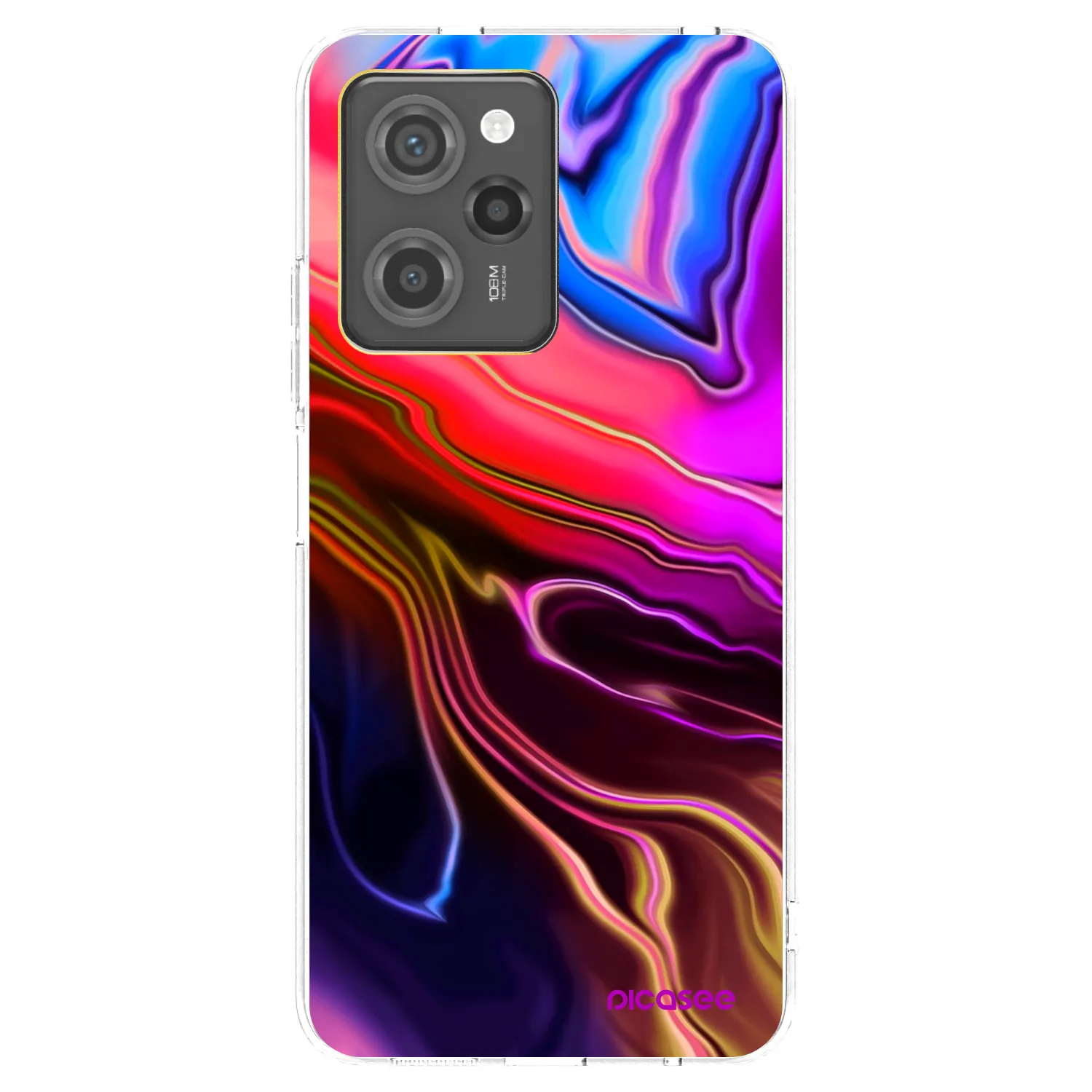Picasee διαφανής θήκη σιλικόνης Xiaomi Poco X5 Pro - Electric