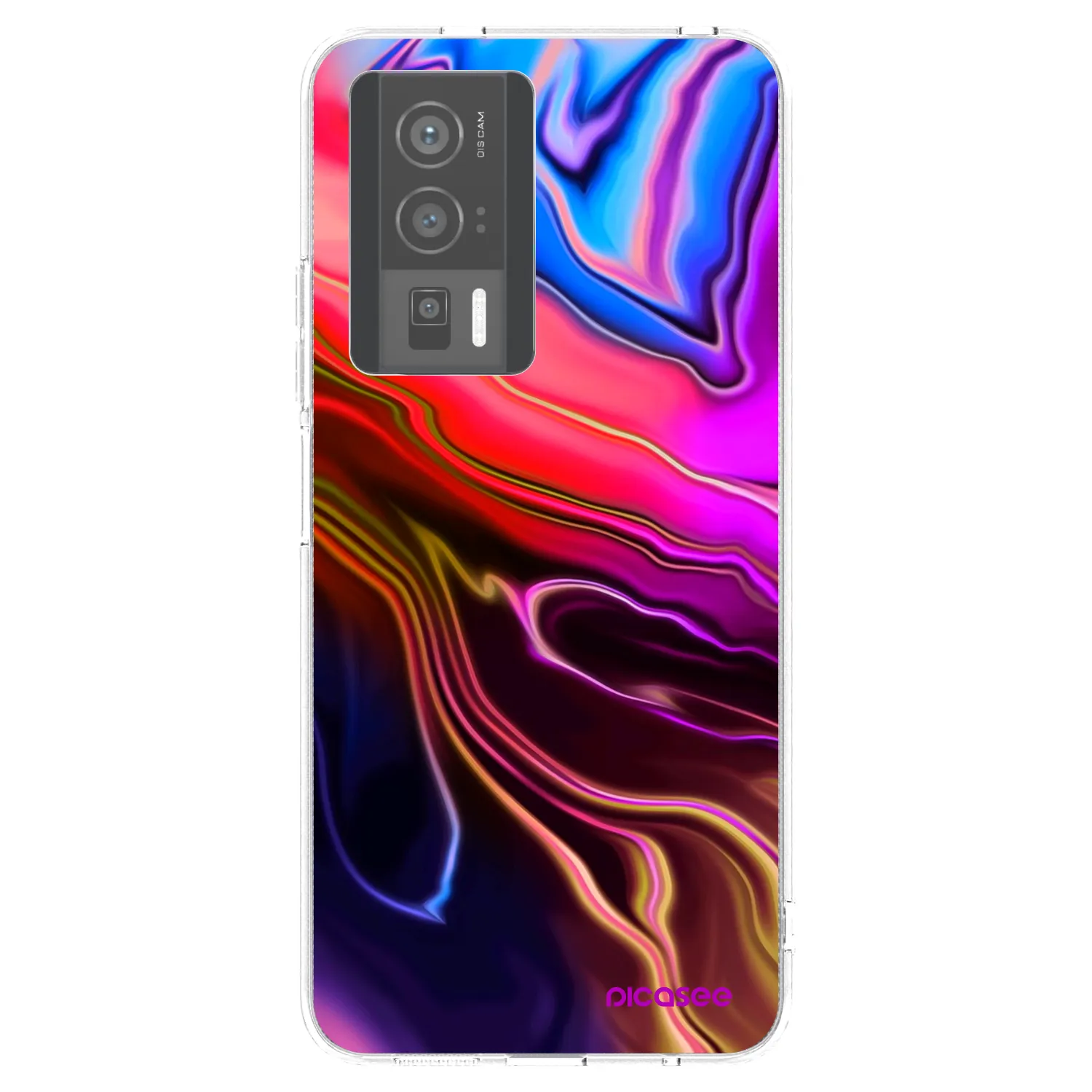 Picasee διαφανής θήκη σιλικόνης Xiaomi Poco F5 Pro 5G - Electric