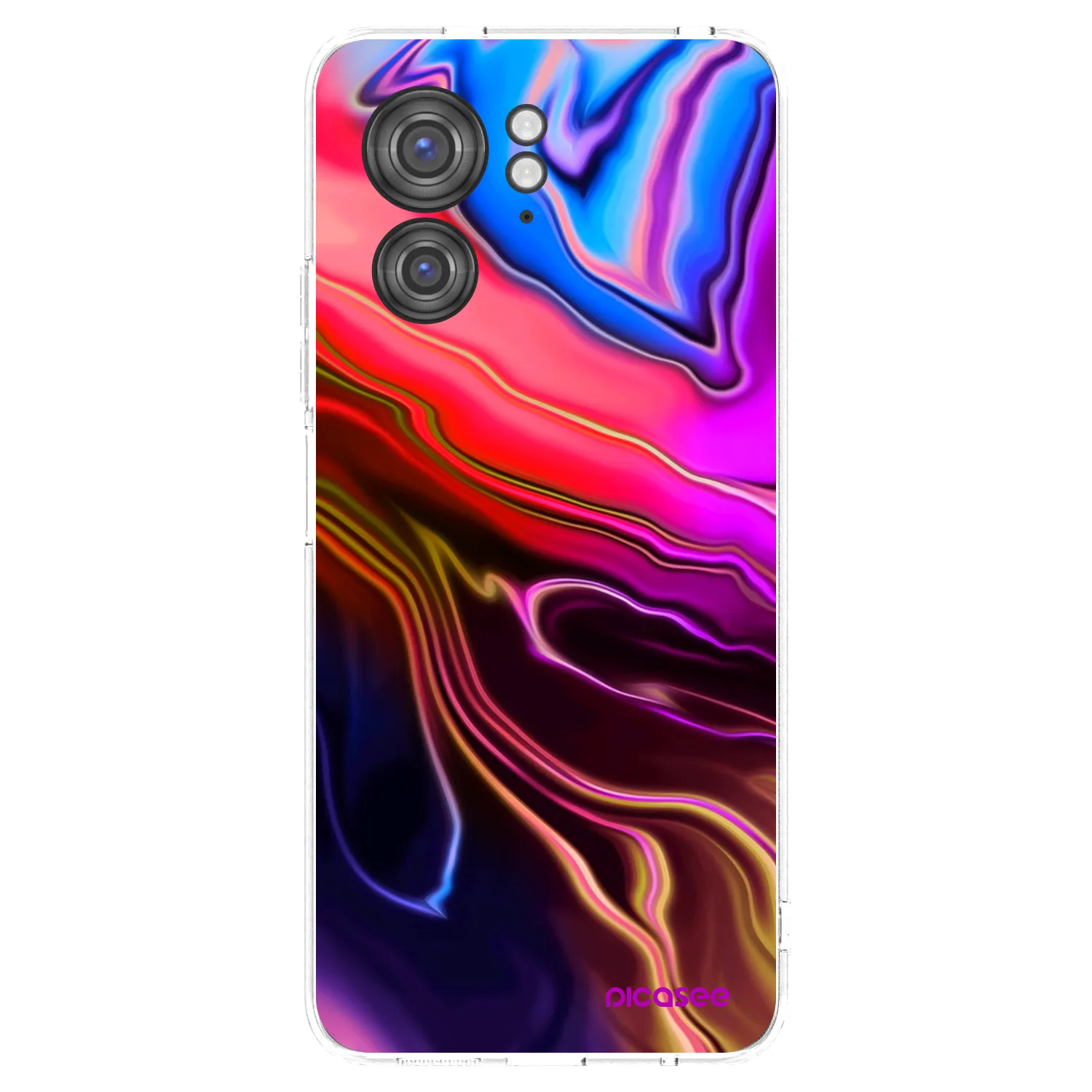 Picasee διαφανής θήκη σιλικόνης Motorola Edge 40 - Electric