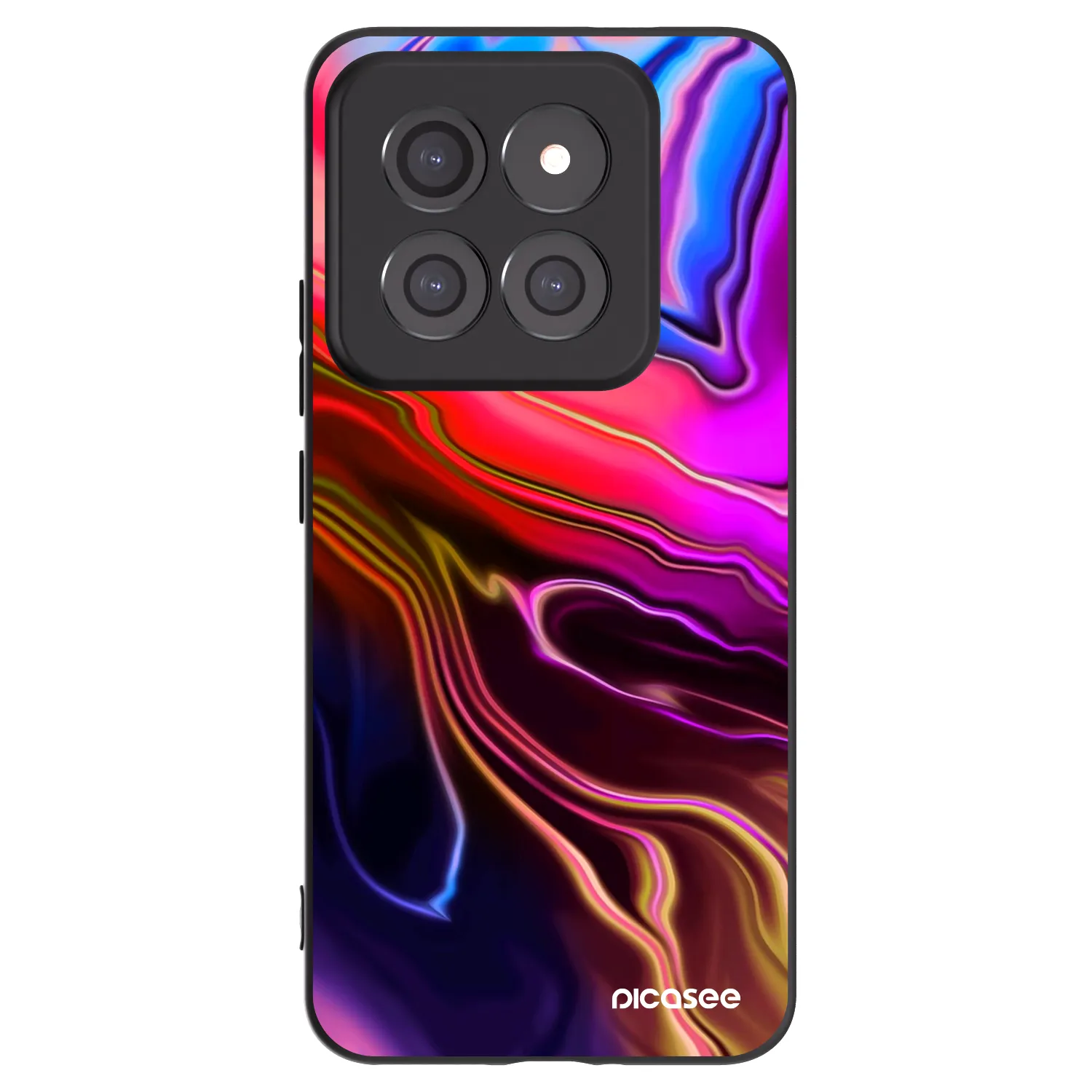 Picasee Μαύρη θήκη σιλικόνης για Xiaomi 14 Pro - Electric