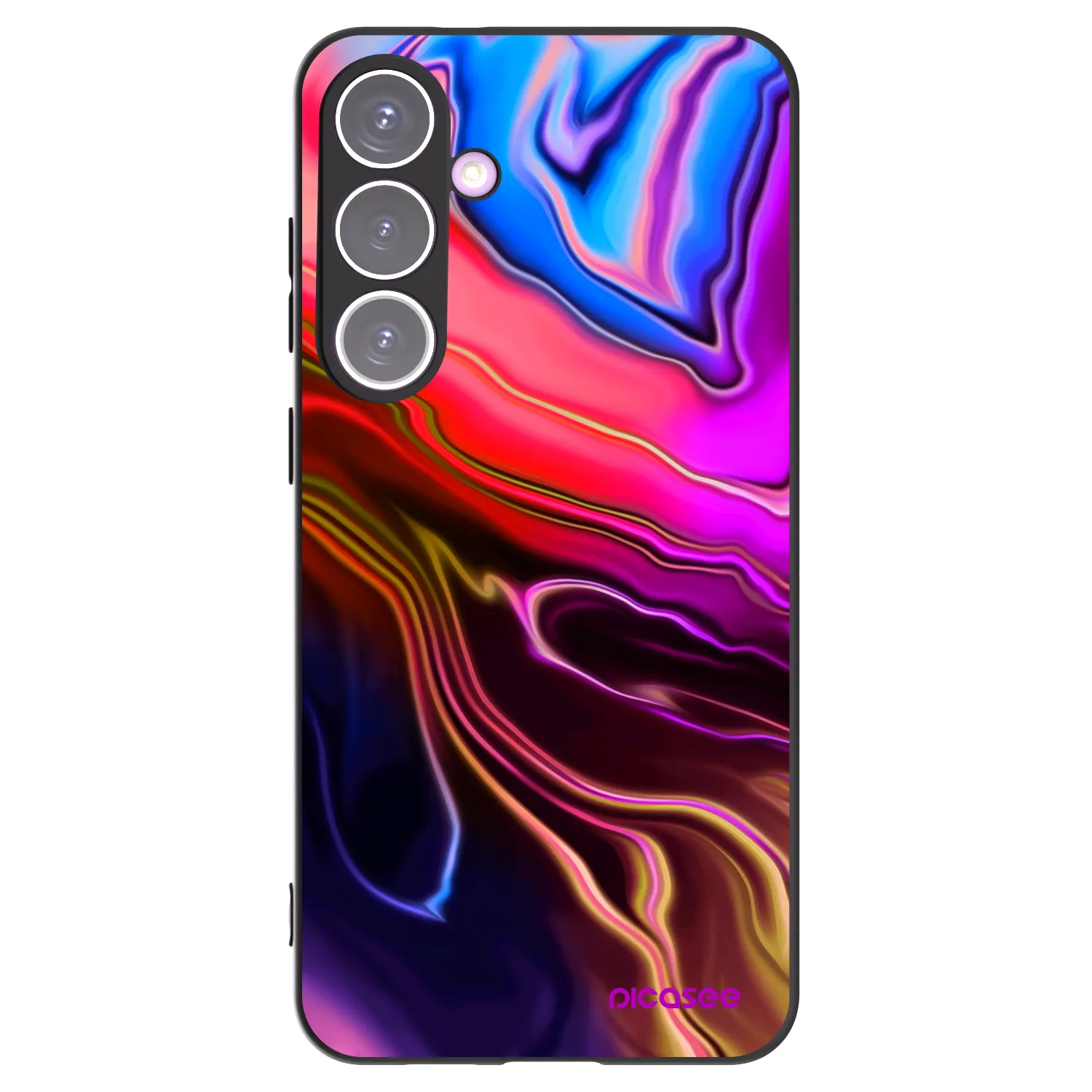 Picasee Μαύρη θήκη σιλικόνης για Samsung Galaxy S24+ S926B 5G - Electric