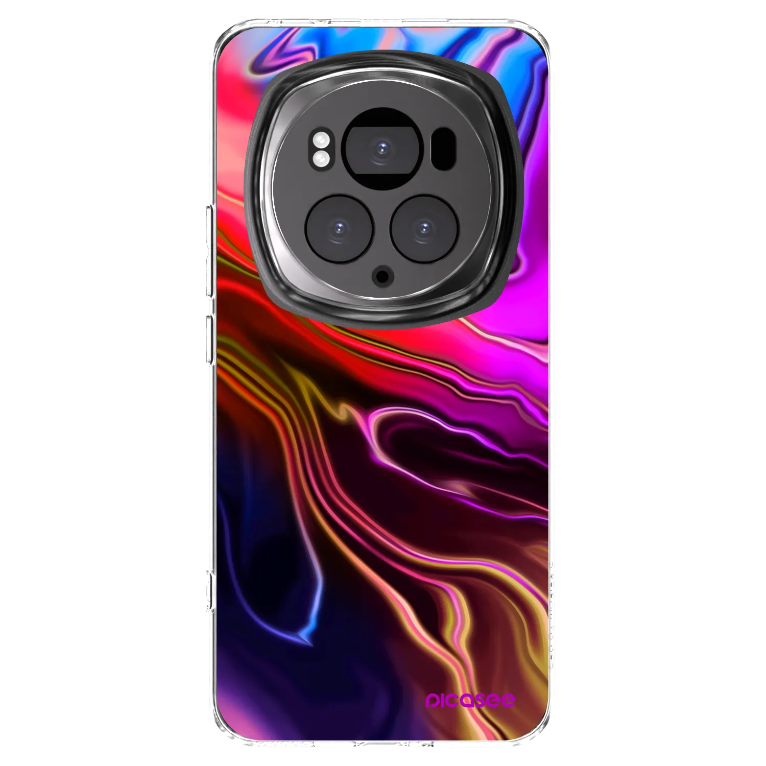Picasee διαφανής θήκη σιλικόνης Honor Magic6 Pro - Electric