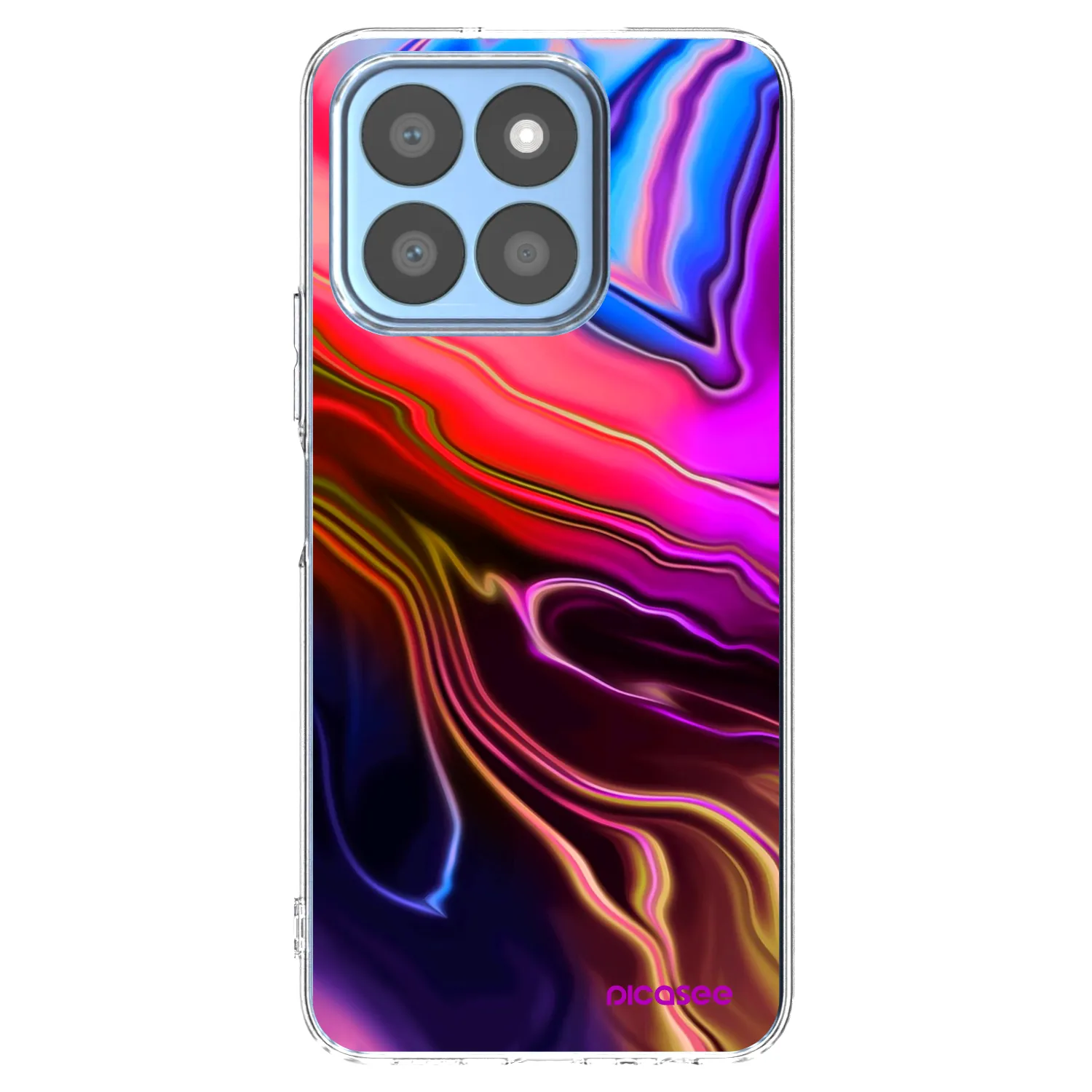 Picasee διαφανής θήκη σιλικόνης Honor X8b - Electric
