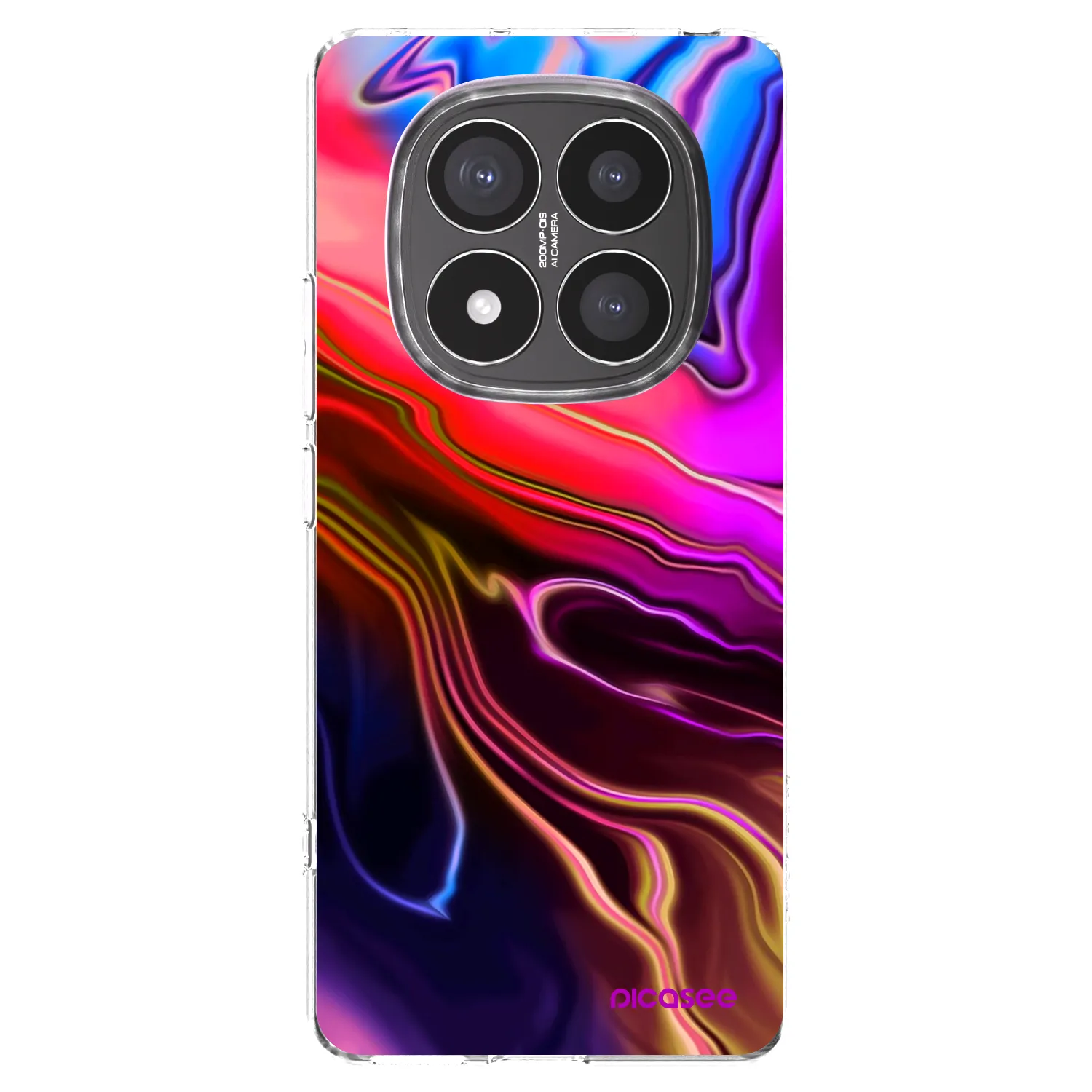 Picasee διαφανής θήκη σιλικόνης Xiaomi Redmi Note 14 Pro+ 5G - Electric
