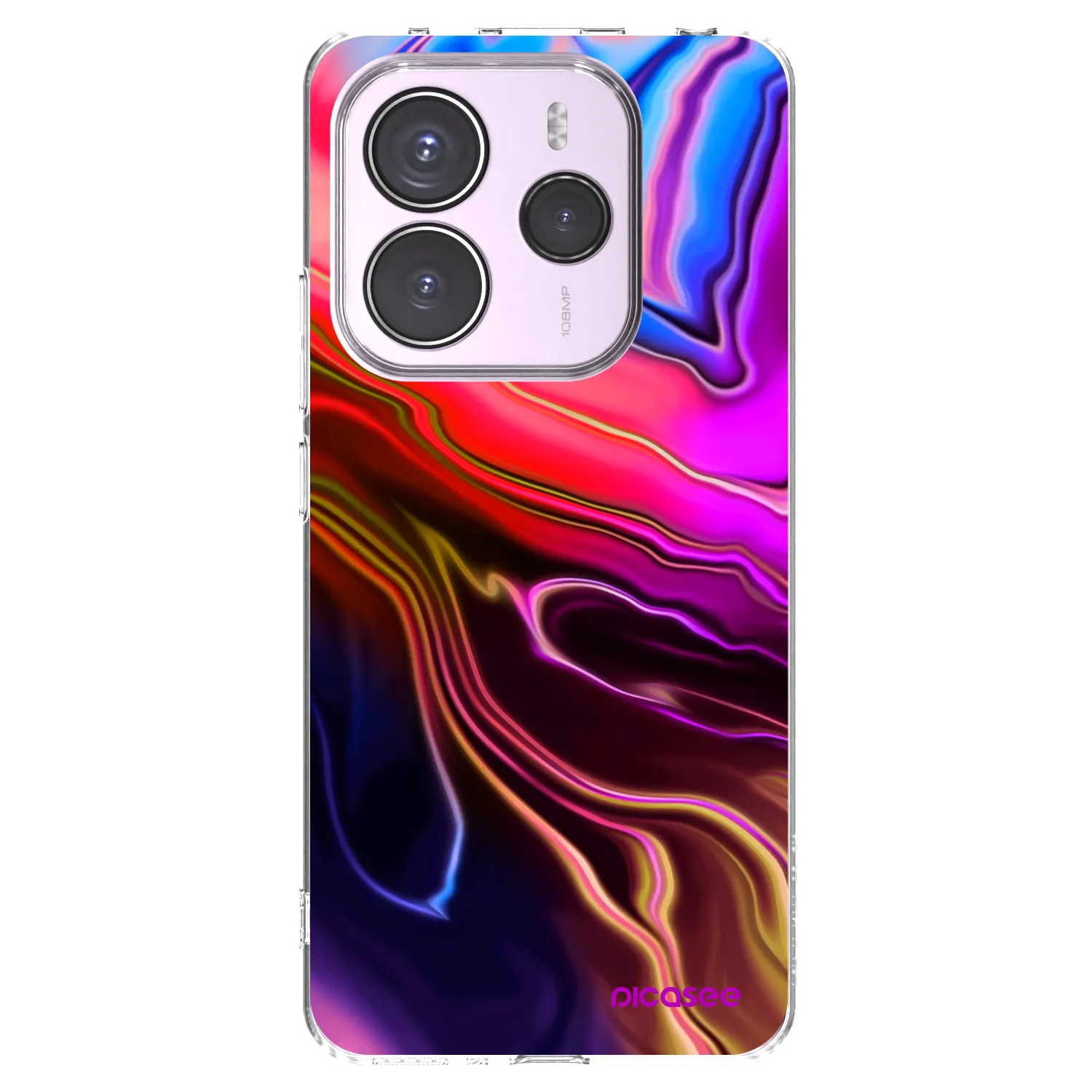 Picasee διαφανής θήκη σιλικόνης Xiaomi Redmi Note 14 5G - Electric
