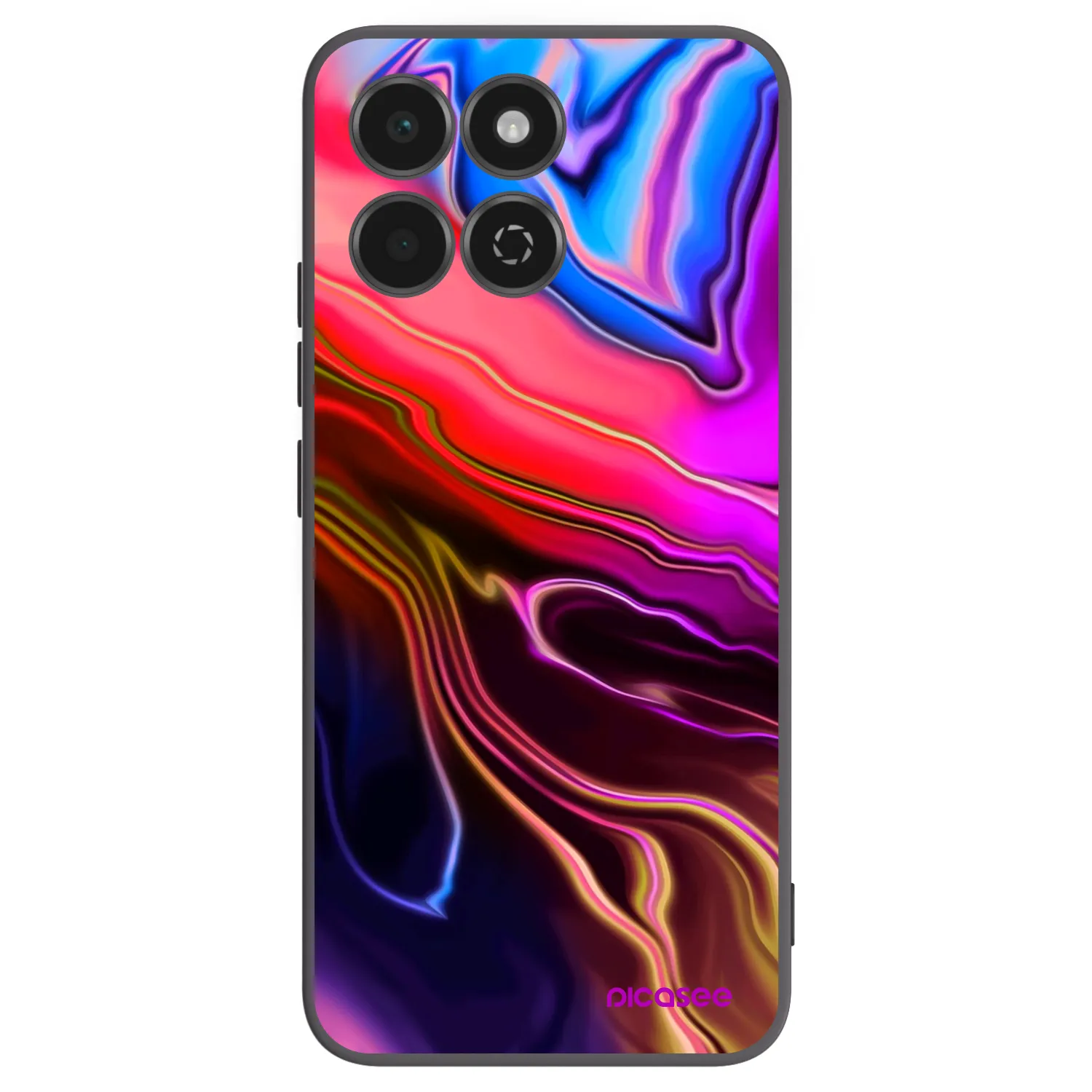 Picasee Μαύρη θήκη σιλικόνης για Honor 200 Smart 5G - Electric