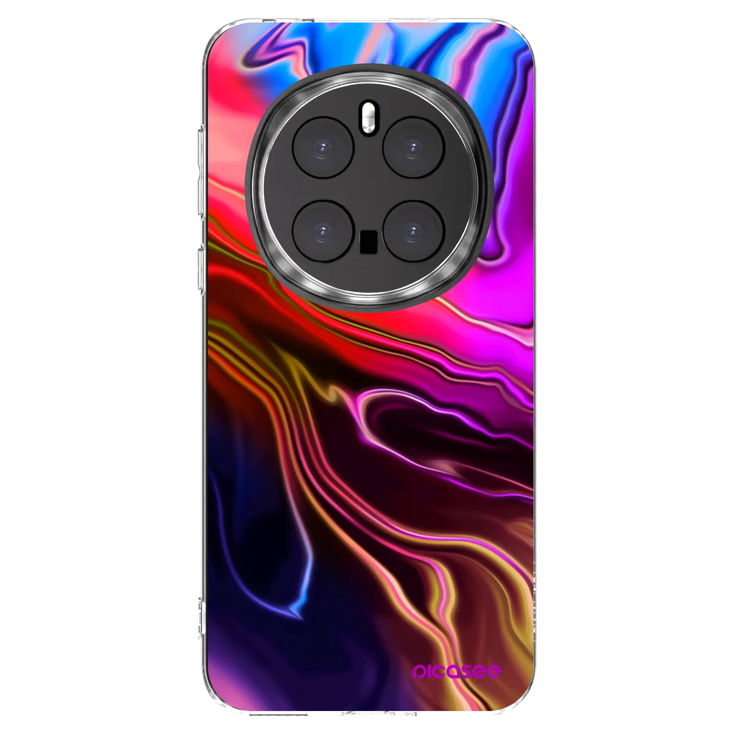 Picasee διαφανής θήκη σιλικόνης Honor Magic7 Pro 5G - Electric