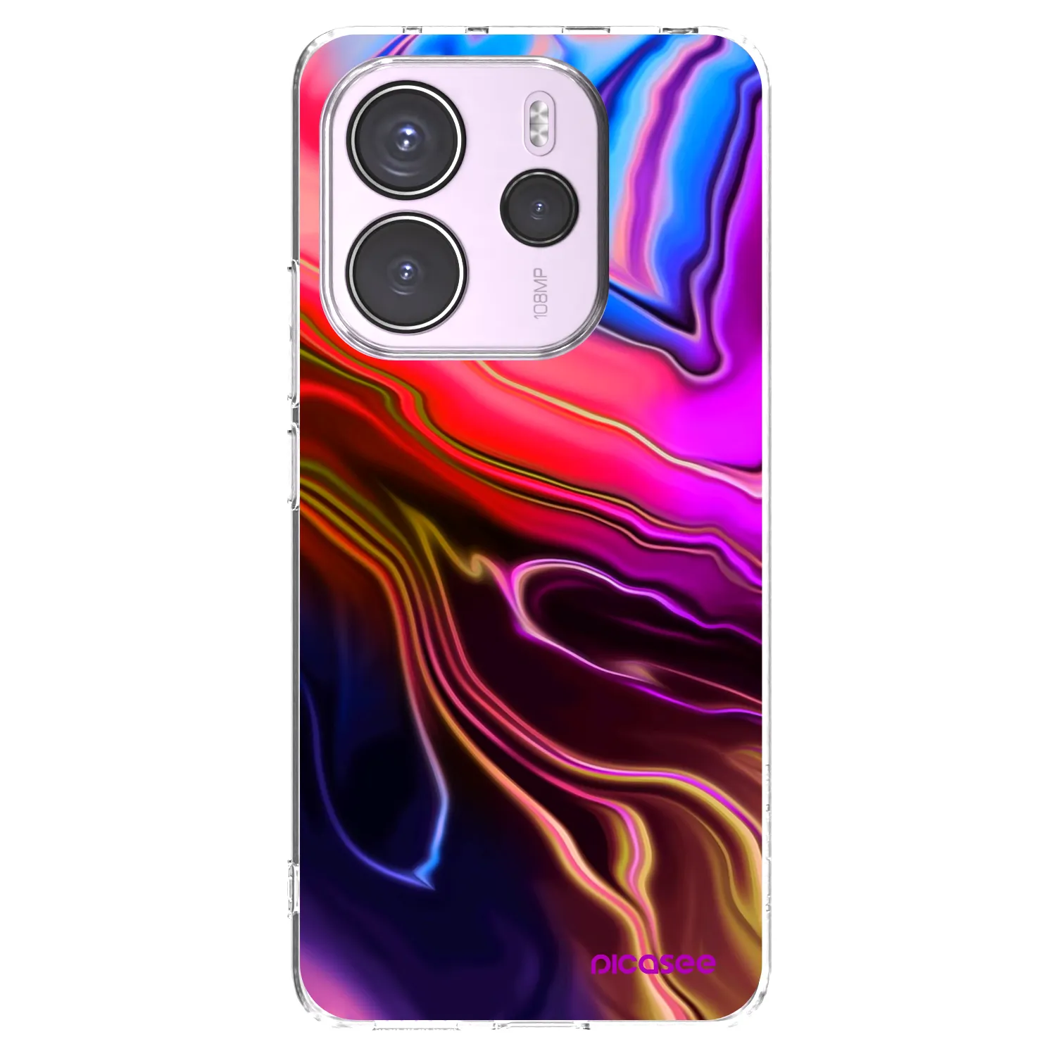 Picasee διαφανής θήκη σιλικόνης Xiaomi Redmi Note 14 4G - Electric