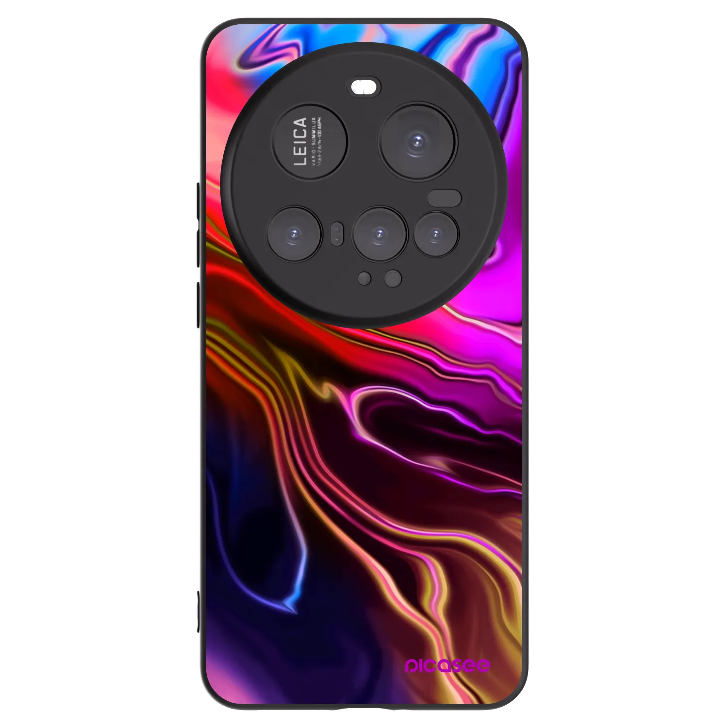 Picasee Μαύρη θήκη σιλικόνης για Xiaomi 15 Ultra - Electric