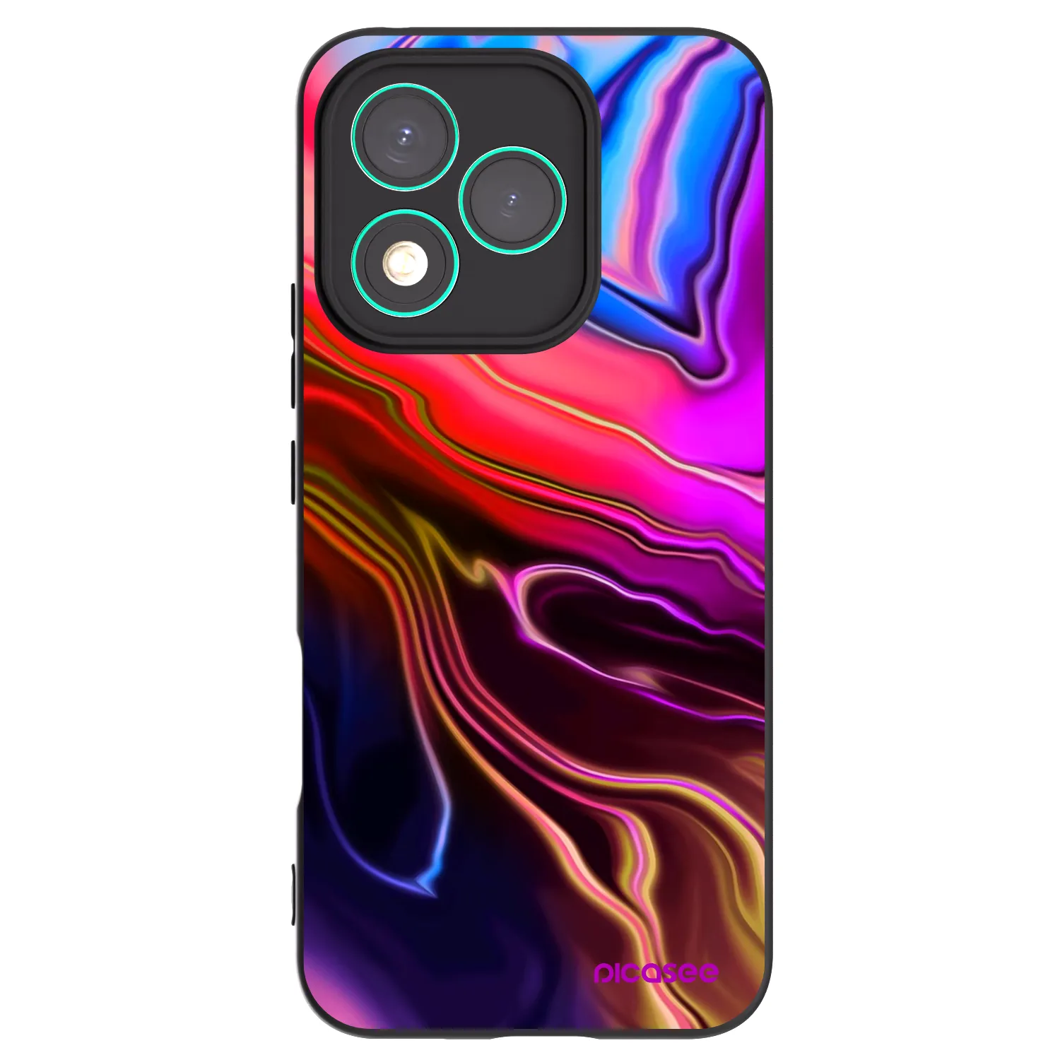 Picasee Μαύρη θήκη σιλικόνης για Honor 400 Lite 5G - Electric