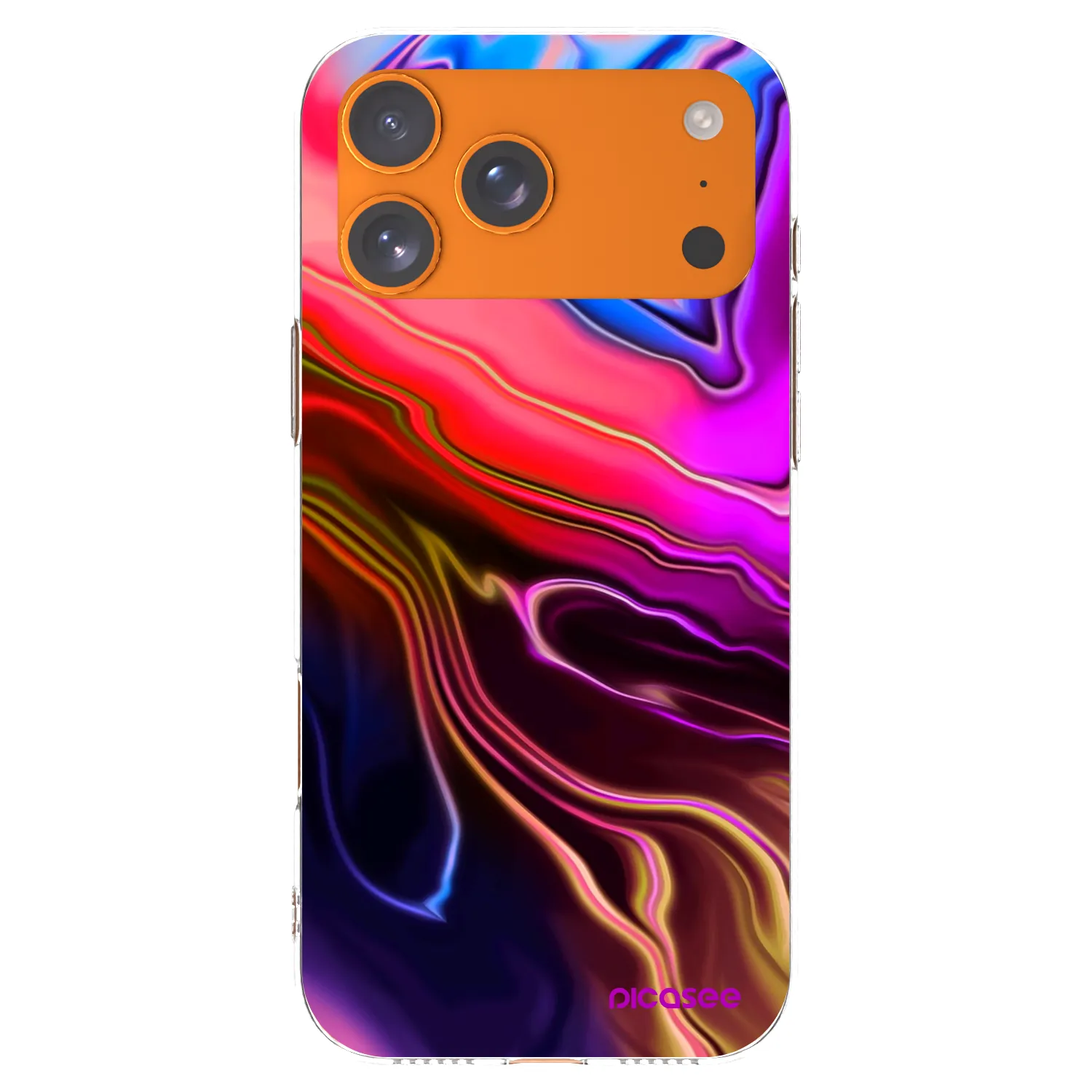 Picasee διαφανής θήκη σιλικόνης Apple iPhone 17 Pro Max - Electric