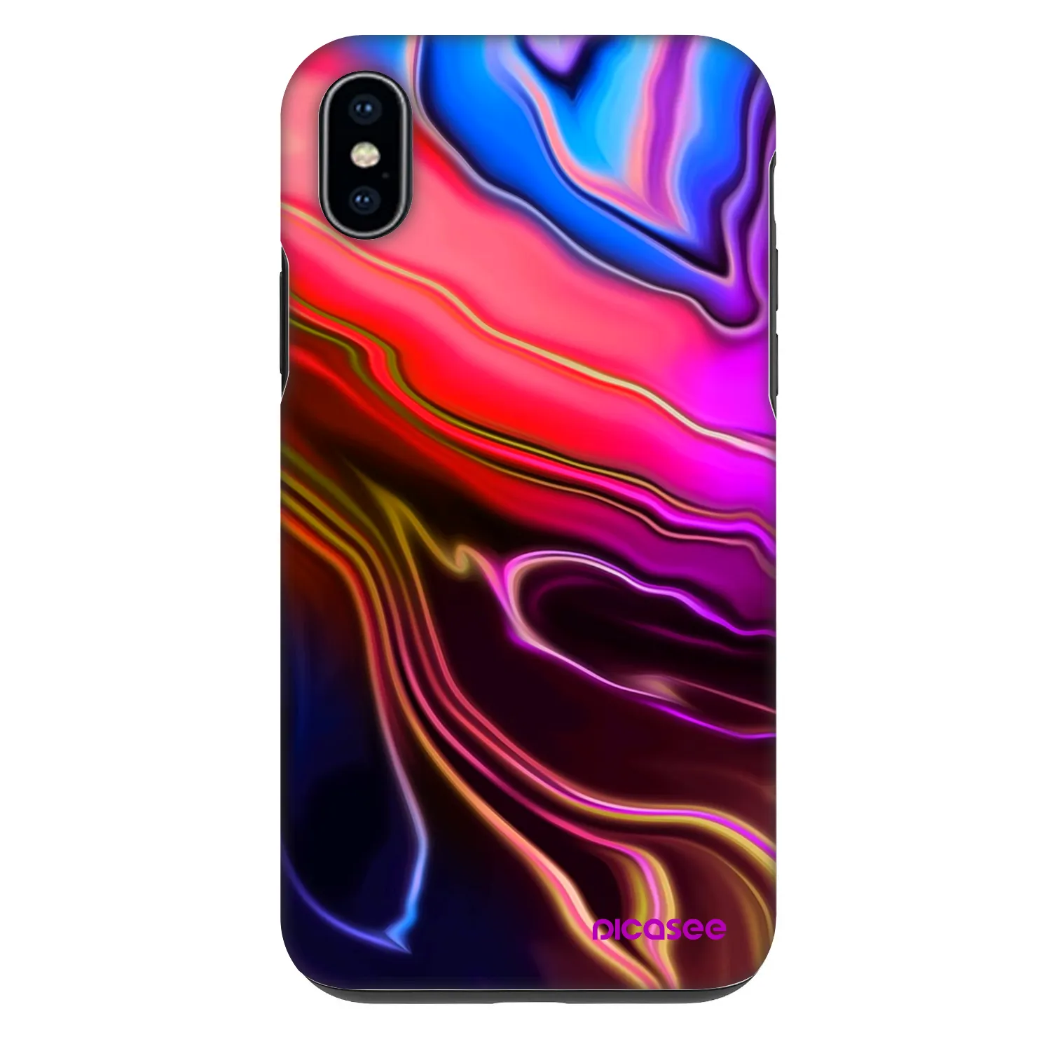 Picasee Fashion Case για Apple iPhone XS Max - Electric