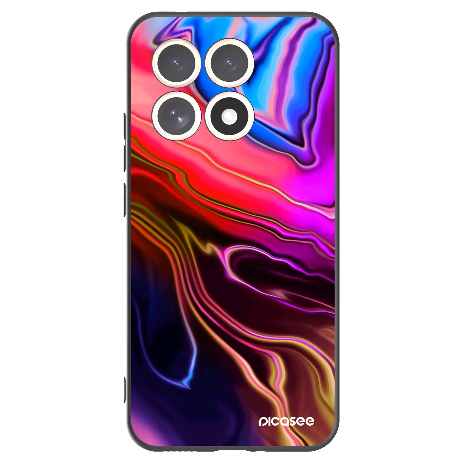 Picasee Μαύρη θήκη σιλικόνης για Xiaomi 15T - Electric