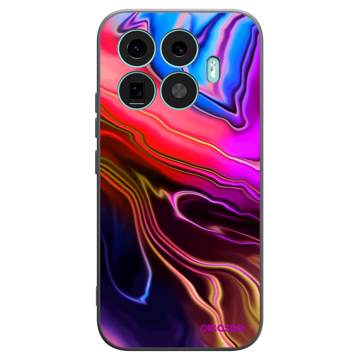 Picasee Μαύρη θήκη σιλικόνης για Xiaomi 17T - Electric
