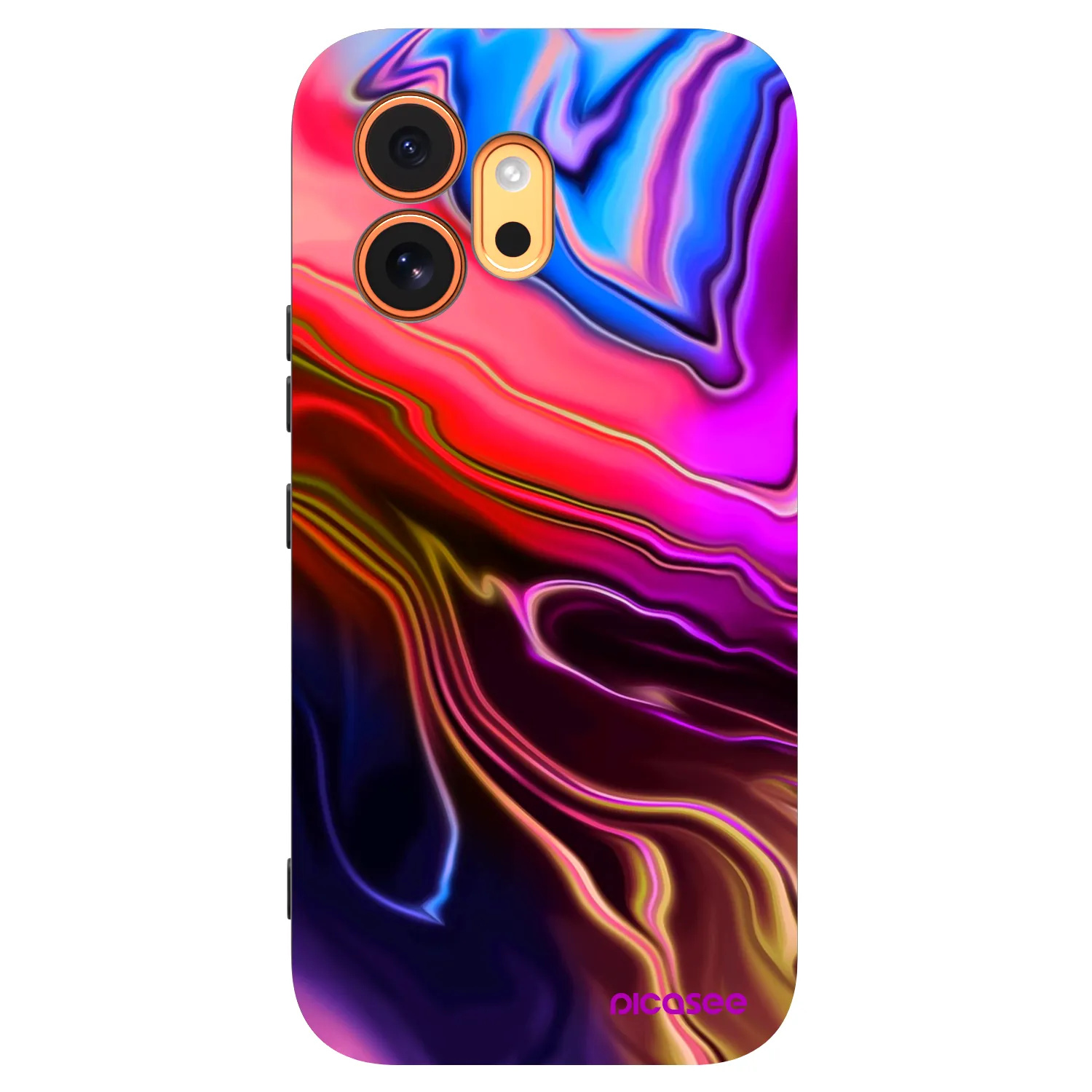 Picasee Μαύρη θήκη σιλικόνης για Honor 600 - Electric