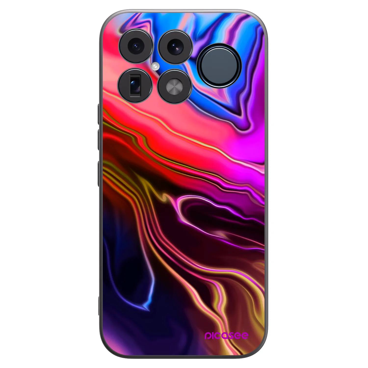 Picasee Μαύρη θήκη σιλικόνης για Xiaomi Poco F8 Ultra - Electric