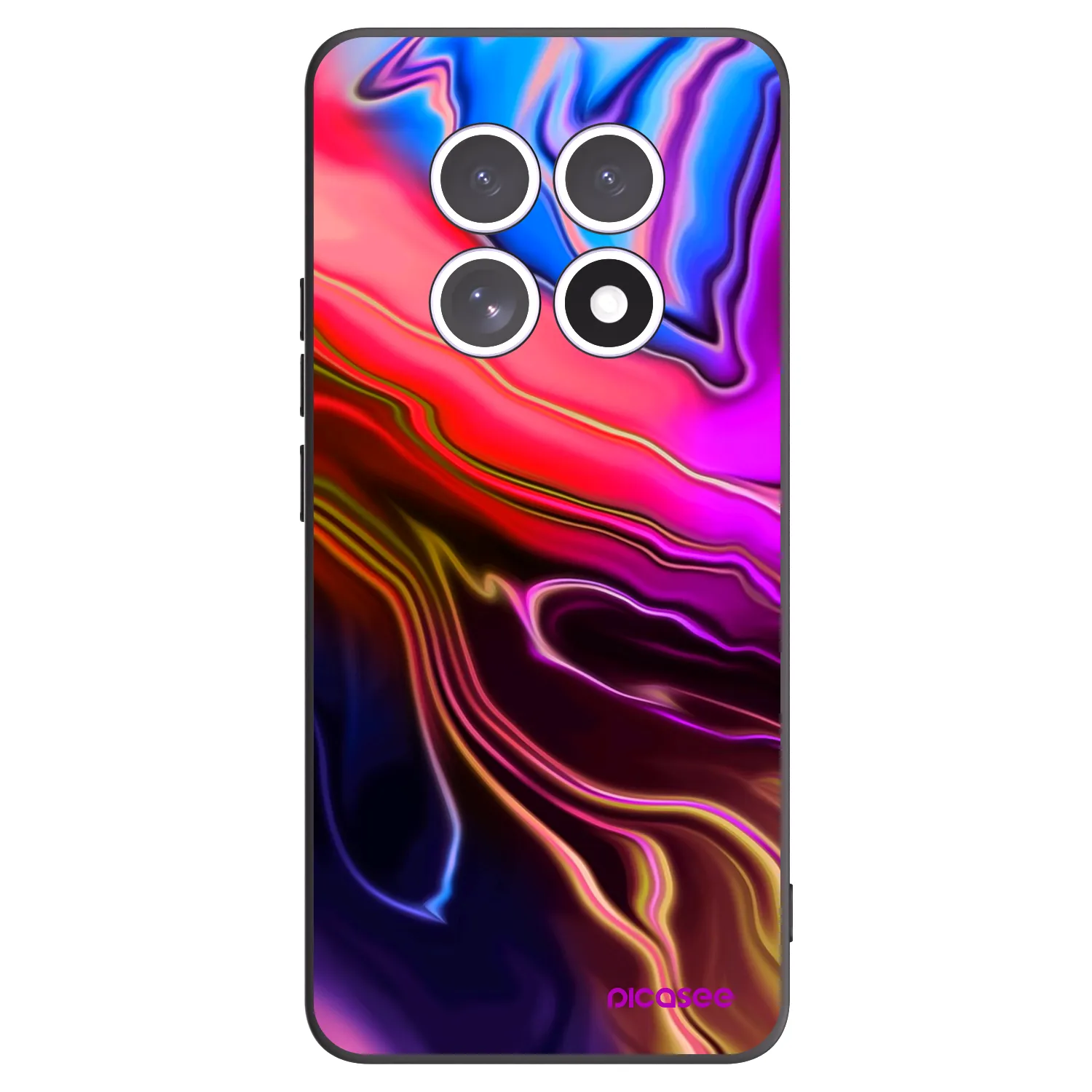 Picasee Μαύρη θήκη σιλικόνης για Xiaomi Redmi Note 15 5G - Electric