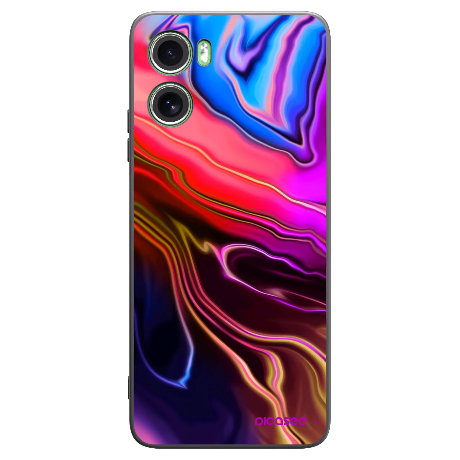 Picasee Μαύρη θήκη σιλικόνης για Motorola Moto G06 - Electric