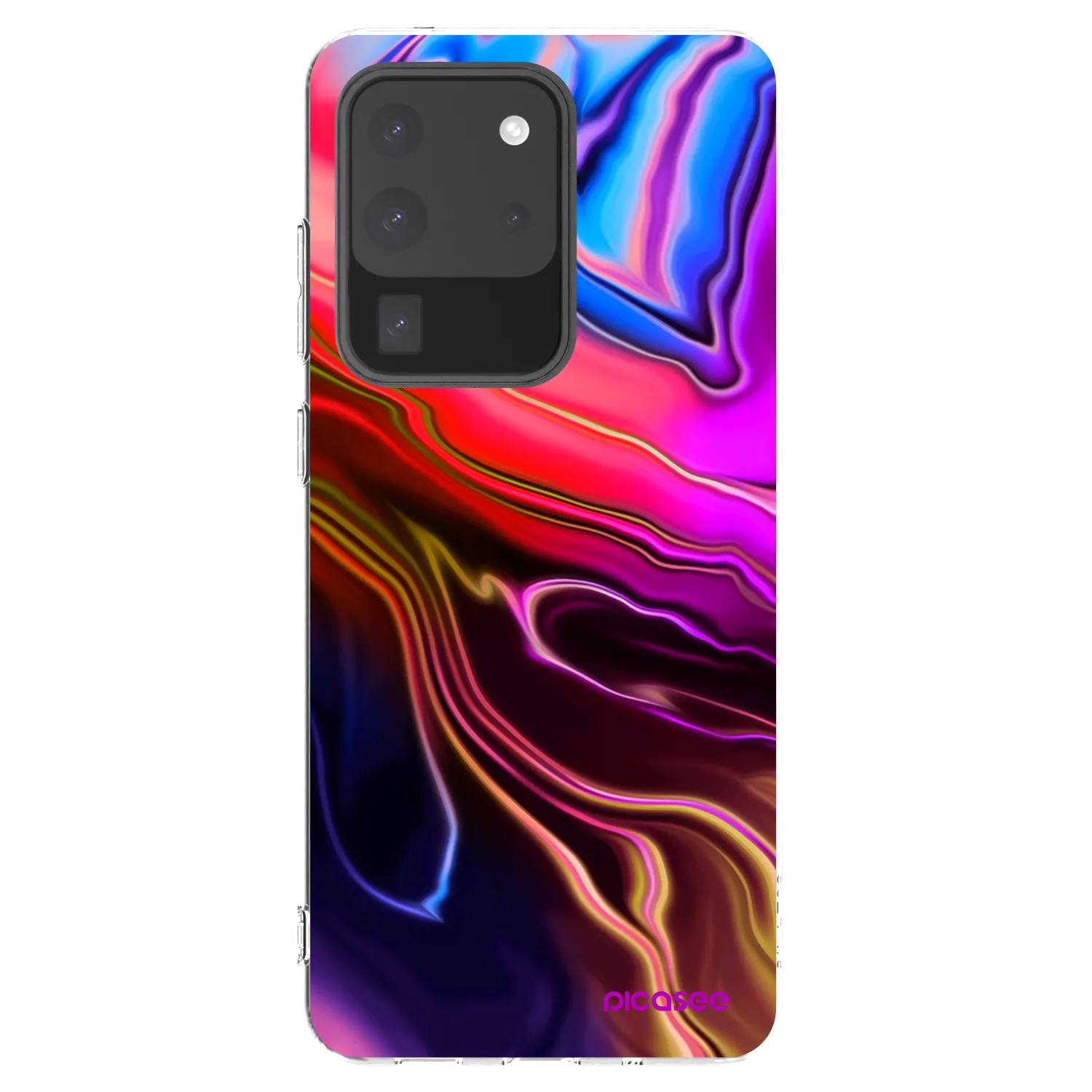 Picasee διαφανής θήκη σιλικόνης Samsung Galaxy S20 Ultra 5G G988F - Electric