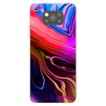 Picasee Μαύρη θήκη σιλικόνης για Xiaomi Poco X3 - Electric