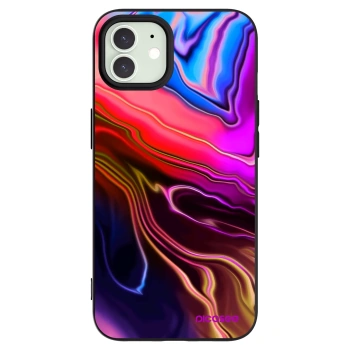 Picasee Μαύρη θήκη σιλικόνης για Apple iPhone 12 - Electric