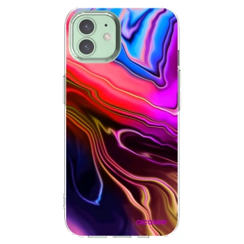 Picasee διαφανής θήκη σιλικόνης Apple iPhone 12 Pro - Electric