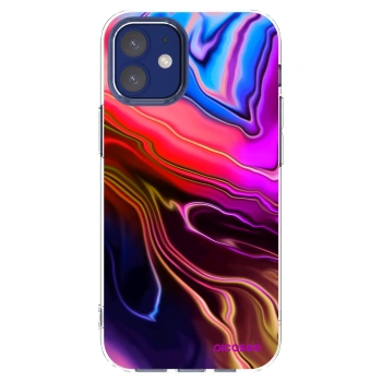 Picasee διαφανής θήκη σιλικόνης Apple iPhone 12 mini - Electric