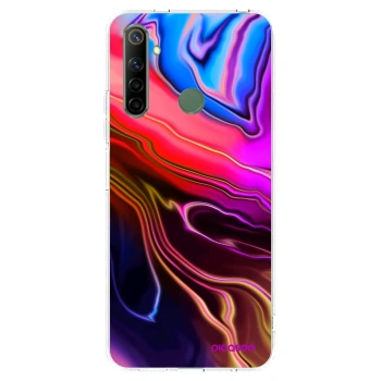 Picasee διαφανής θήκη σιλικόνης Realme 6i - Electric