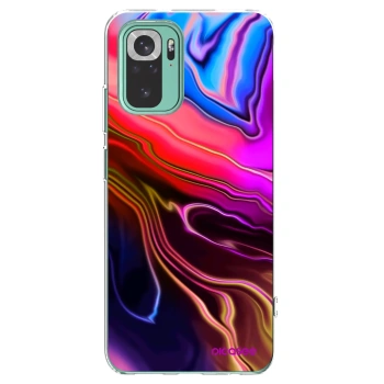Picasee διαφανής θήκη σιλικόνης Xiaomi Redmi Note 10 Pro - Electric
