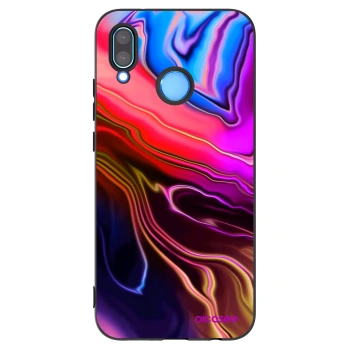 Picasee Μαύρη θήκη σιλικόνης για Huawei P20 Lite - Electric