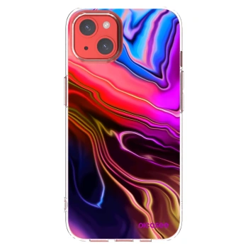 Picasee διαφανής θήκη σιλικόνης Apple iPhone 13 - Electric
