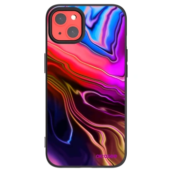 Picasee Μαύρη θήκη σιλικόνης για Apple iPhone 13 - Electric
