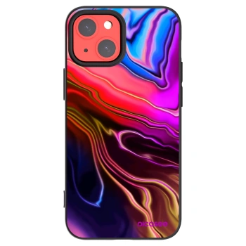 Picasee Μαύρη θήκη σιλικόνης για Apple iPhone 13 mini - Electric