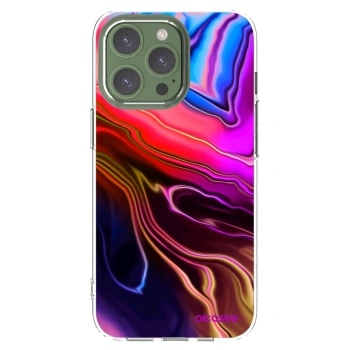 Picasee διαφανής θήκη σιλικόνης Apple iPhone 13 Pro - Electric