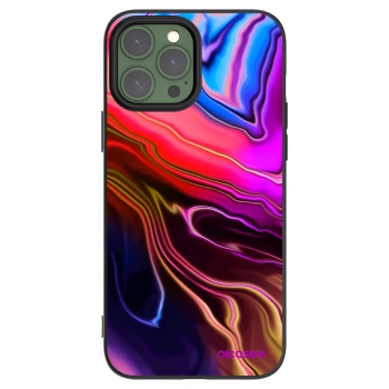 Picasee Μαύρη θήκη σιλικόνης για Apple iPhone 13 Pro Max - Electric
