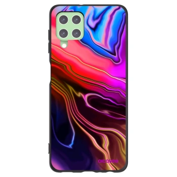 Picasee Μαύρη θήκη σιλικόνης για Samsung Galaxy A22 A225F 4G - Electric