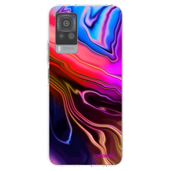 Picasee διαφανής θήκη σιλικόνης Vivo X60 Pro 5G - Electric