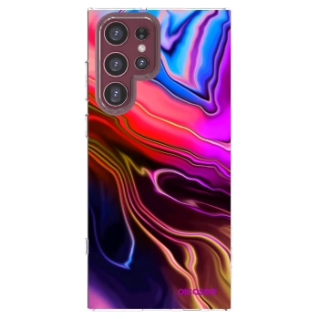 Picasee διαφανής θήκη σιλικόνης Samsung Galaxy S22 Ultra 5G - Electric