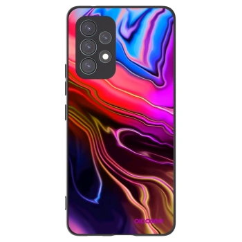 Picasee Μαύρη θήκη σιλικόνης για Samsung Galaxy A53 5G A536 - Electric
