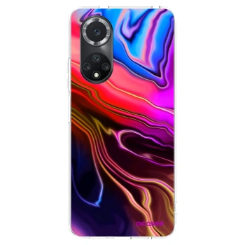 Picasee διαφανής θήκη σιλικόνης Huawei Nova 9 SE - Electric