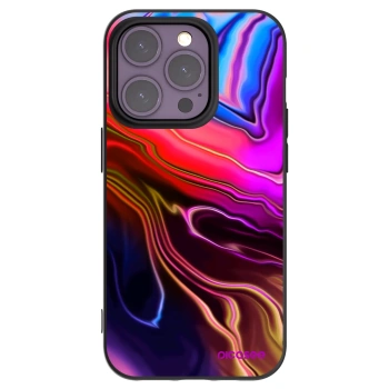 Picasee Μαύρη θήκη σιλικόνης για Apple iPhone 14 Pro - Electric