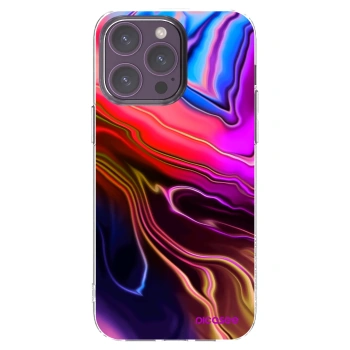 Picasee διαφανής θήκη σιλικόνης Apple iPhone 14 Pro Max - Electric
